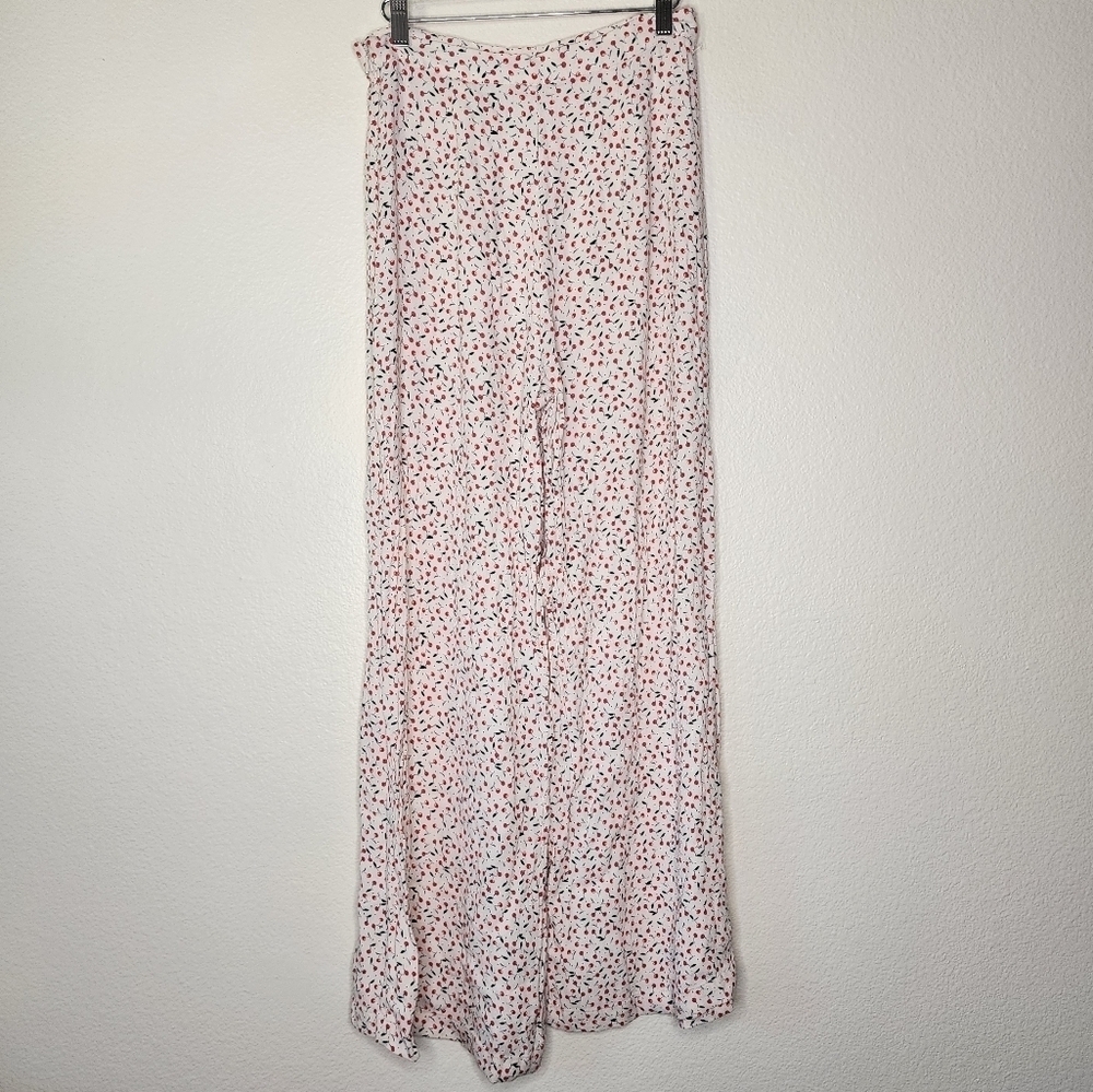 Free People Cherry Easy Peasy Printed Wideleg Pants 6 - Picture 5 of 6